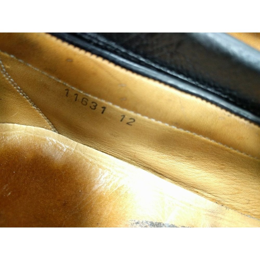 Magnanni 11631 Men Sz 12 M Black Pebbled Leather - Picture 9 of 11